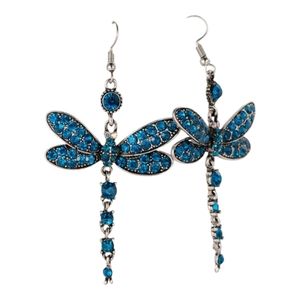 Blue Dragonfly Earrings